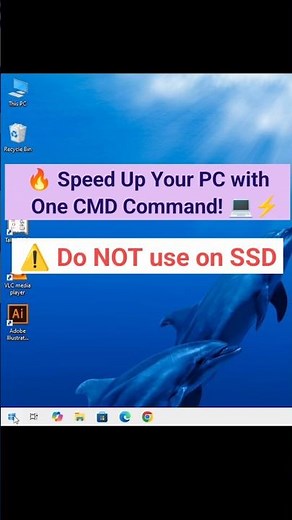 🚀 Speed Up Your PC Instantly | CMD Trick 💻⚡