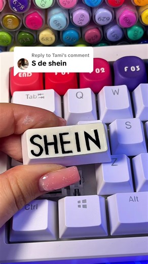 Custom Keycap Tutorial: Drawing the Shein Logo