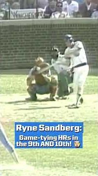 Never forget 'The Ryne Sandberg Game'! 5-for-6, game-tying HRs in the 9th & 10th innings! #mlb #cubs