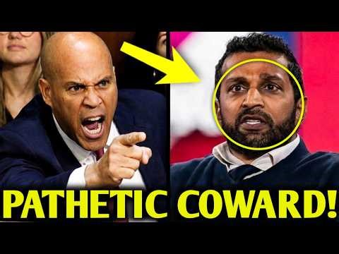 Kash Patel LOSES IT After Booker Lists Every Contradiction Live