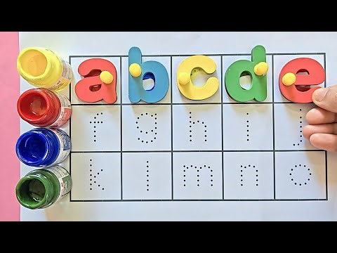 Small letter alphabets writing practice | A for apple | Abc writing | Abcde | Abcd rhymes