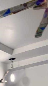 Drywall ceiling close to finish, this is how to do a nice design ceiling