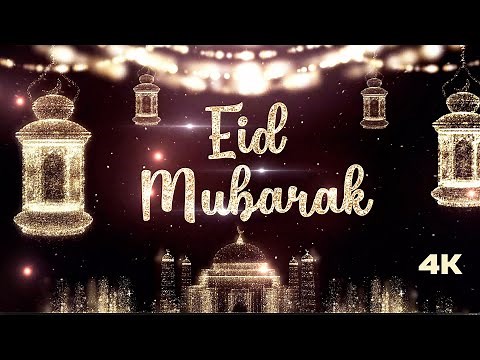 1 Hour Eid Mubarak! 4K Screensaver | Beautiful Islam