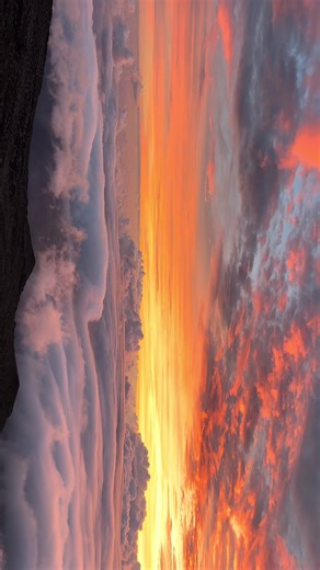 Stunning Sunrise View at Piton des Neiges Reunion Island