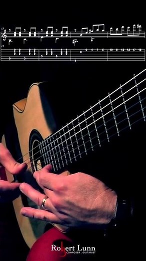 A BEAUTIFUL FLOWER - Sheet Music/TAB - Classical Guitar - Robert Lunn