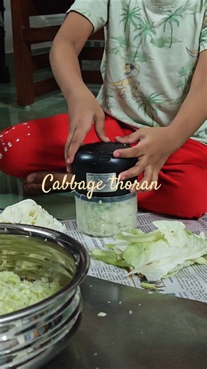 Simple, healthy & full of flavour 🥬Cabbage Thoran a perfect Kerala side dish for your everyday meals