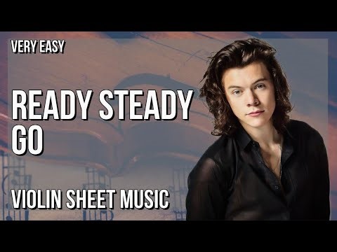 SUPER EASY Violin Sheet Music: How to play Ready Steady Go by Harry Styles