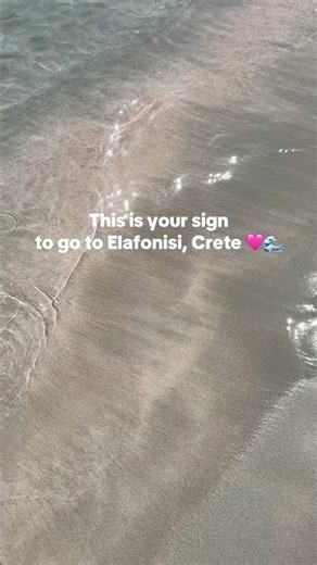 Elafonisi, Crete 🇬🇷🩷 This Beach Doesn’t Look Real 🌊✨