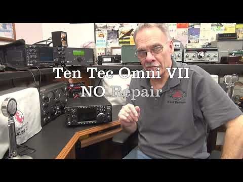 Ten Tec Omni VII Ham transceiver easy job turned bad NO repair past maintenance Red Flags