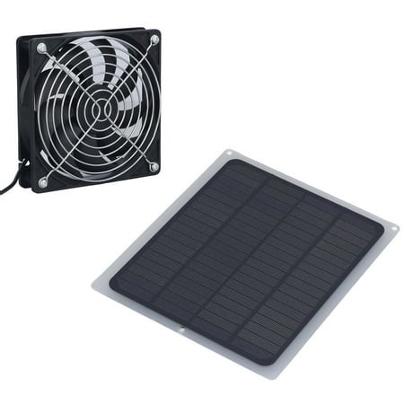 Chicken House Solar Fan, Waterproof Cooling Solar Fan Energy Saving with Protecting Net for Outdoor - Walmart.ca