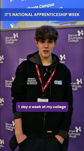 Jack’s Apprenticeship Story at #barnetandsouthgatecollege #apprenticeships