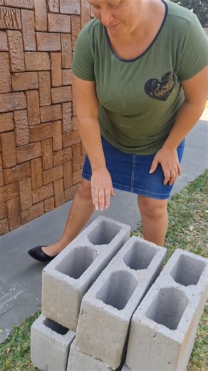 Idea using concrete blocks 😲