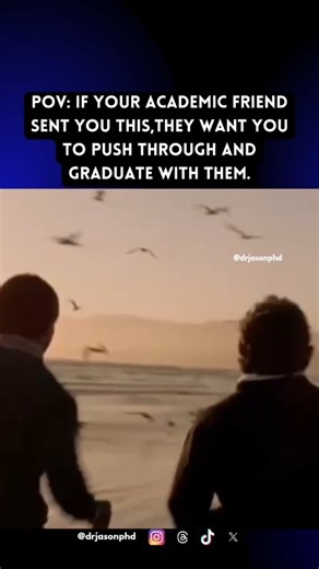 Thesis & PhD Coach | Writing Service on Instagram: "Send this to the friend who keeps saying “we’re finishing this together” 🥺 Follow @drjasonphd for undergrad, masters & PhD tips, guides, and related content. DM or shoot me an email to get help with your research proposal, thesis, and dissertation writing. . . . #academicfriends #graduationmotivation #studentlife #thesisjourney #phdmasterslife"