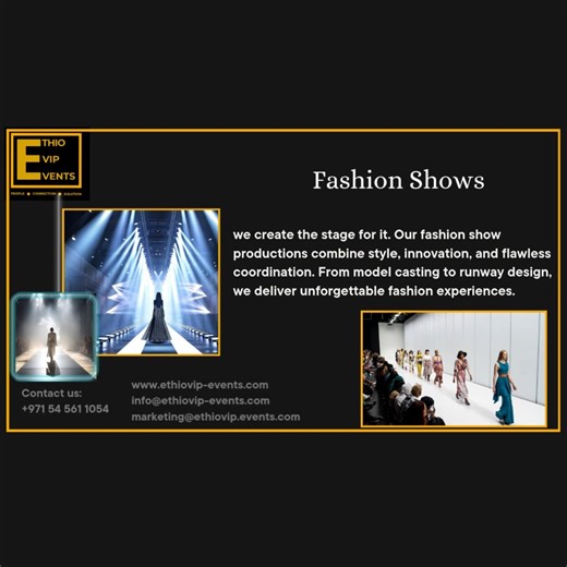 Ethio VIP Events Management on Instagram: "Ethio Events VIP Management your trusted partner in world‑class event creation, management, and entertainment. Ethio VIP Events Management for seamless and great experience. 📞 +971 54 561 1054 🌐 www.ethiovip-events.com 🌐 info@ethiovip-events.com 🌐marketing@ethiovip-events.com"