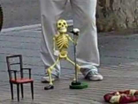 Dancing Skeleton Man