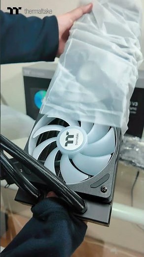シングルフレームファンで設置も配線もラクラク～な簡易水冷をご紹介🌟 #shorts #pcbuild #gamingpc