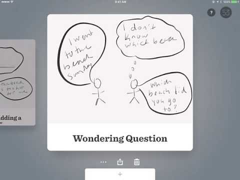 Using Apps for Comic Strip Conversations