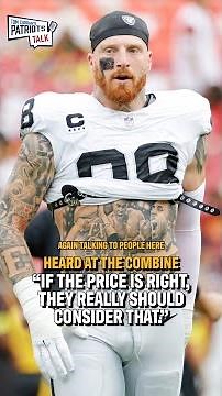 Perry on what he's hearing about Maxx Crosby & the Patriots...