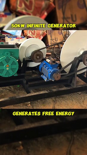 50KW Infinite Generator Generates Free Energy #freeenergy #energy #electric #electrician #DIY #diyproject #generator #invention #usa🇺🇸 #free