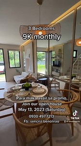 Open House May 13, 2023 | 10:00 am to 5:00 pm Unit 3 Bedrooms | Free Solar Panel Monthly Equity/DP: 9K for 60 months Reservation: 20,000 Financing: Bank Loan or Pag ibig Turn-Over: 2025-2026 📍Bulan Two-Storey Townhouse 📍Free Solar Pannel 📍Complete Amenities 📍3 Bedrooms 📍2 Toilet and Bath 📍Kitchen and Dining area 📍Service Area 📍1 Car Garage/Carport ➡️ Total Area: 67 sqm ➡️ Total Floor Area: 70.27 sqm ➡️ Ground Floor area: 34.98 sqm ➡️ Second Floor area 35.29 sqm Project Name: Phinma Maayo