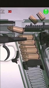 How Rounds Feed Into the HK USP Chamber #shorts #pistol #mechanism