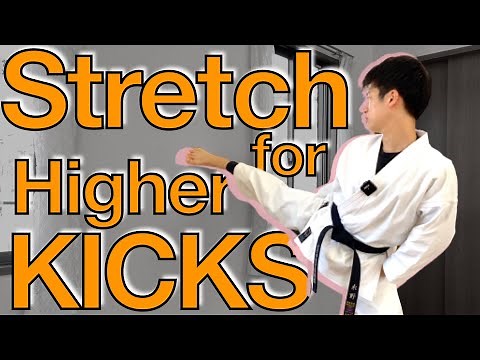 How To Kick Higher! 4 Types of Stretches!