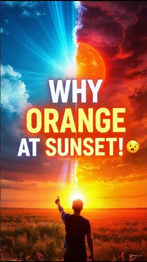 Why the Sky Turns Orange at Sunset 🌅