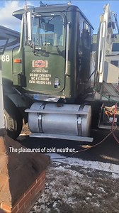 Will it start? The old IH tractor feels about the same as I do about working today. At least the M1009 and Commuter car are happy to help. #coldweather #hillbillywizard #smallbusiness #coldstart #ugh | Hillbilly Wizard