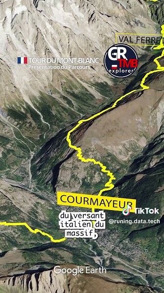Le Tour du Mont-Blanc 🏔️🥾 Plus de 160 km autour du plus haut sommet d’Europe occidentale. Un itinéraire mythique traversant 3 pays : 🇫🇷 France, 🇮🇹 Italie et 🇨🇭 Suisse. Le Tour du Mont-Blanc, c’est une immersion totale en haute montagne : vallées glaciaires, cols alpins, refuges perchés, villages de montagne et panoramas permanents sur le massif du Mont-Blanc. ✨ L’aventure débute aux Houches, dans la vallée de Chamonix, avant de rejoindre progressivement les paysages sauvages des Contamin