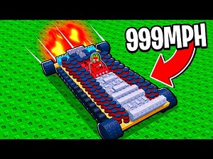 Building the Biggest and Fastest Car in Roblox Build a Car