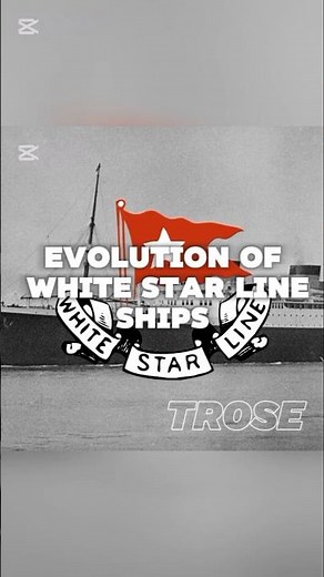 Evolution Of White Star Line 1932-1870#whitestarline #oceanliners #ships #edit