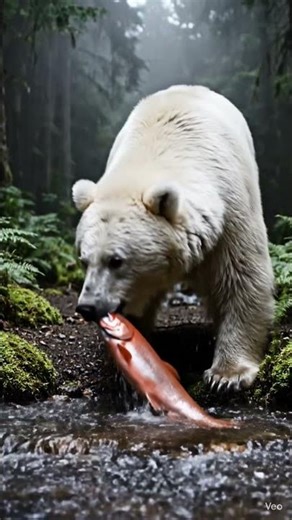 The Ghost Bear of Canada Just Did This… 😳🐻