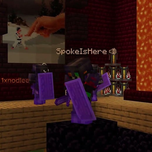 Spoke nearly got voided..💀 |#shorts #minecraft