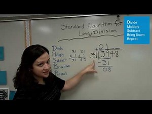5th Grade Math Traditional Division Algorithm