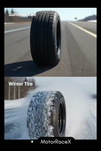 Summer vs Winter Tires Explained #car #technology