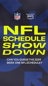 4.5K reactions · 154 shares | The NFL uses AWS to sort through 1,000,000,000,000,000 (yes, one quadrillion) total schedule possibilities.  Choose your week 1 games today! ️ to play here  https://go.aws/3xL44Ol | Amazon Web Services | Facebook