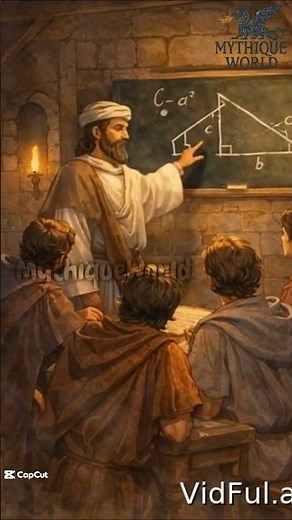 📐 The Story of Pythagoras | The Theorem Explained Simply | MythiqueWorld #pythagoras #history
