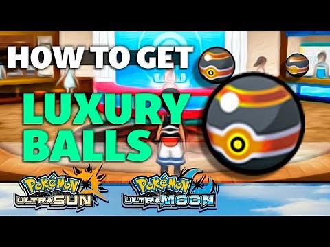 HOW TO GET Luxury Balls in Pokemon Ultra Sun and Moon