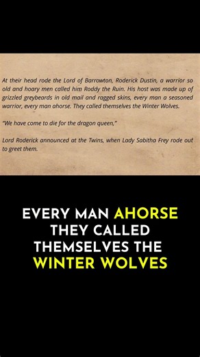 The Winter Wolves - A SHOCKING Truth #asoiaf #podcast #houseofthedragon #jokes