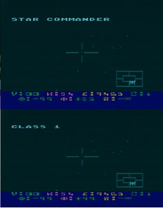 Star Raiders - Star Commander Class 1 - Atari 130XE