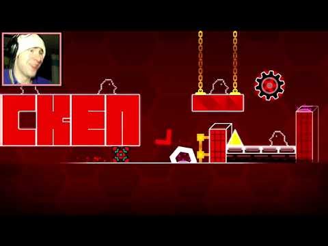 WEIRDEST GEOMETRY DASH LEVEL ~ Chicken Techno (COMPLETE)