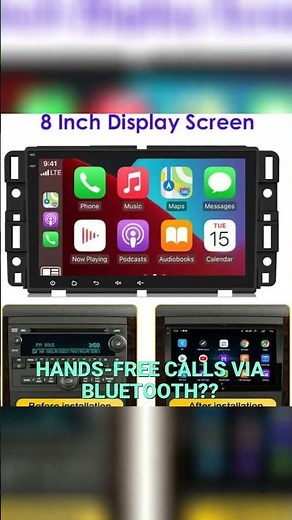 8" Android 13 Car Stereo for Chevrolet/GMC/Buick - 2GB+32GB, Wireless CarPlay, Android Auto