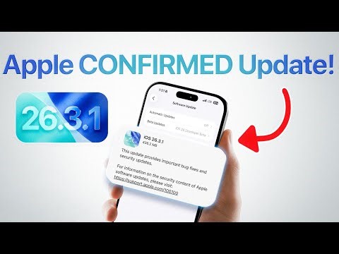 iOS 26.3.1 UPDATE CONFIRMED - Everything You Need to Know!
