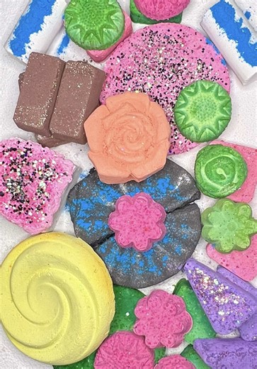 Colorful ASMR Experience with Gym Chalk