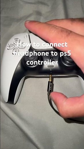 How to connect headphone to ps5 controller