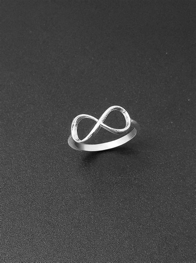 Sterling Silver Infinity Ring - Etsy