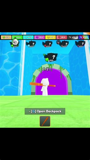 ROBLOX - OPEN SEA FOR BRAINROTS - BEGINNER #robloxshorts #caketraining