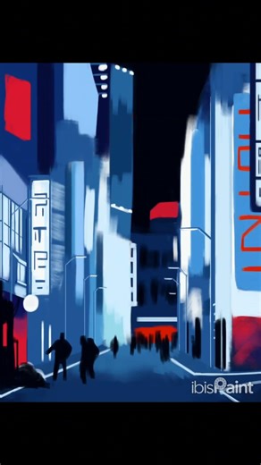 Cyberpunk city #art #artist #speedpaint