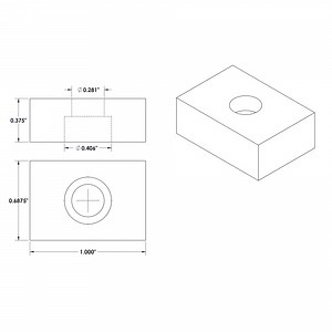Kurt 6" D-Series Fixture Key Set 11/16 inch - D50-50