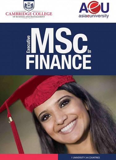 Executive MSc in Finance | Cambridge College Sri Lanka